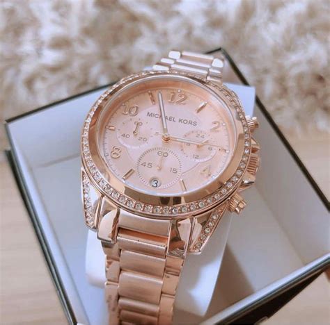 michael kors blair rose gold watch macys|Blair Gold.